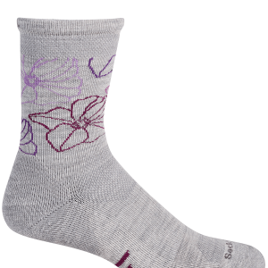 Women's Petal Power Crew | Moderate Graduated Compression Socks