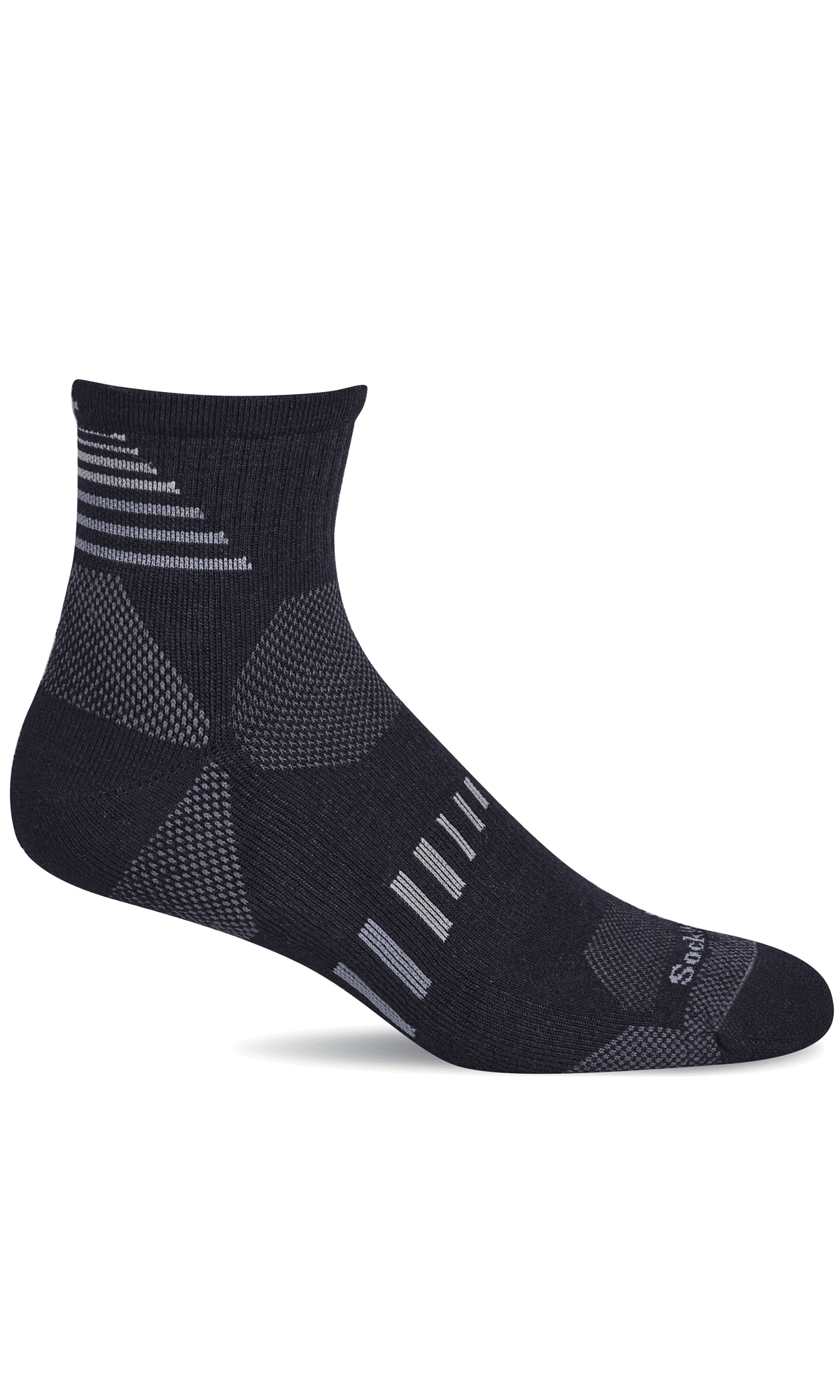 Men's Ascend II Quarter | Moderate Compression Socks - Image 3
