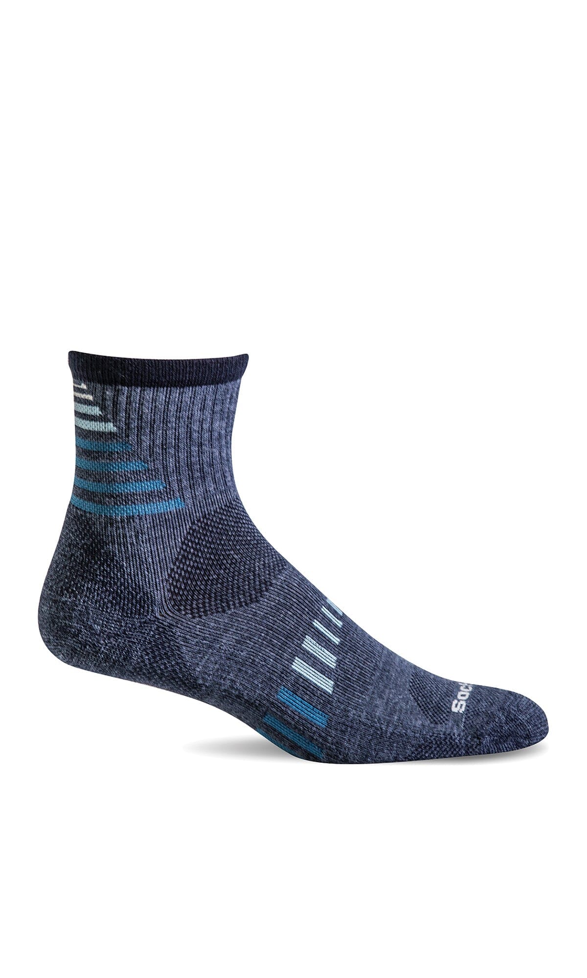 Men's Ascend II Quarter | Moderate Compression Socks - Image 4