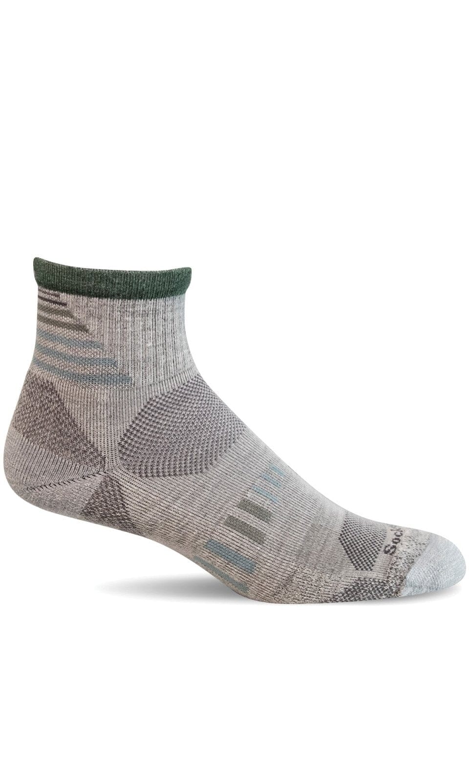 Men's Ascend II Quarter | Moderate Compression Socks - Image 2